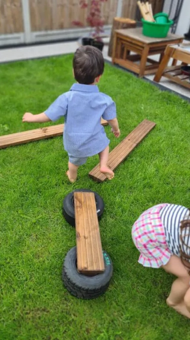 Tyre Walking Planks - Set of 6
