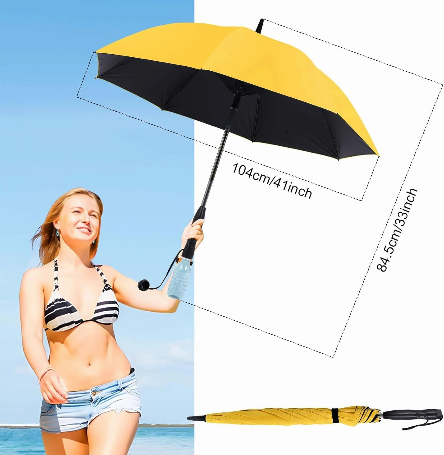 Umbrella with fan and mist spray,Rechargeable - Ultimate Solution for Cooling & UV Protection - Ideal for Summer, Beach, Outdoor Sports, Golf, Fishing Activities.