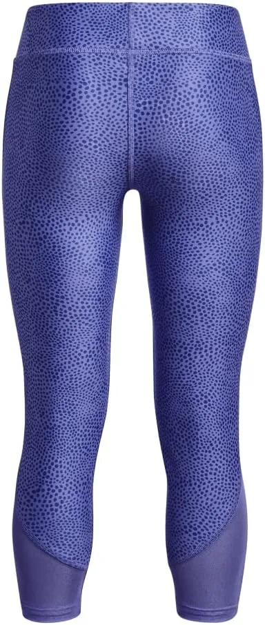 Under Armour Girls' HeatGear Printed Ankle Crop Legging