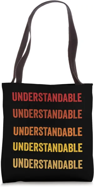 Understandable definition, Understandable Tote Bag