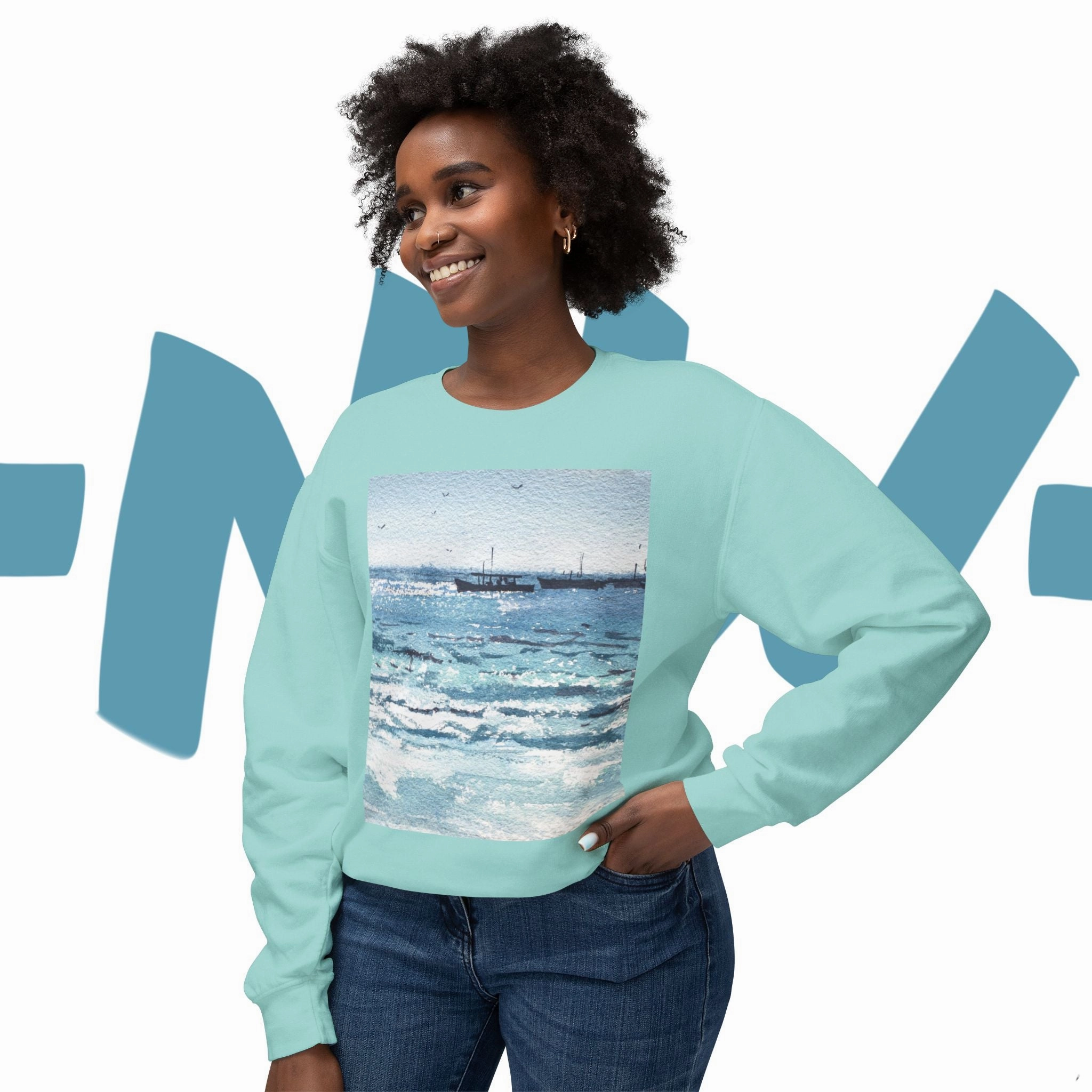 Unisex Lightweight Crewneck Sweatshirt