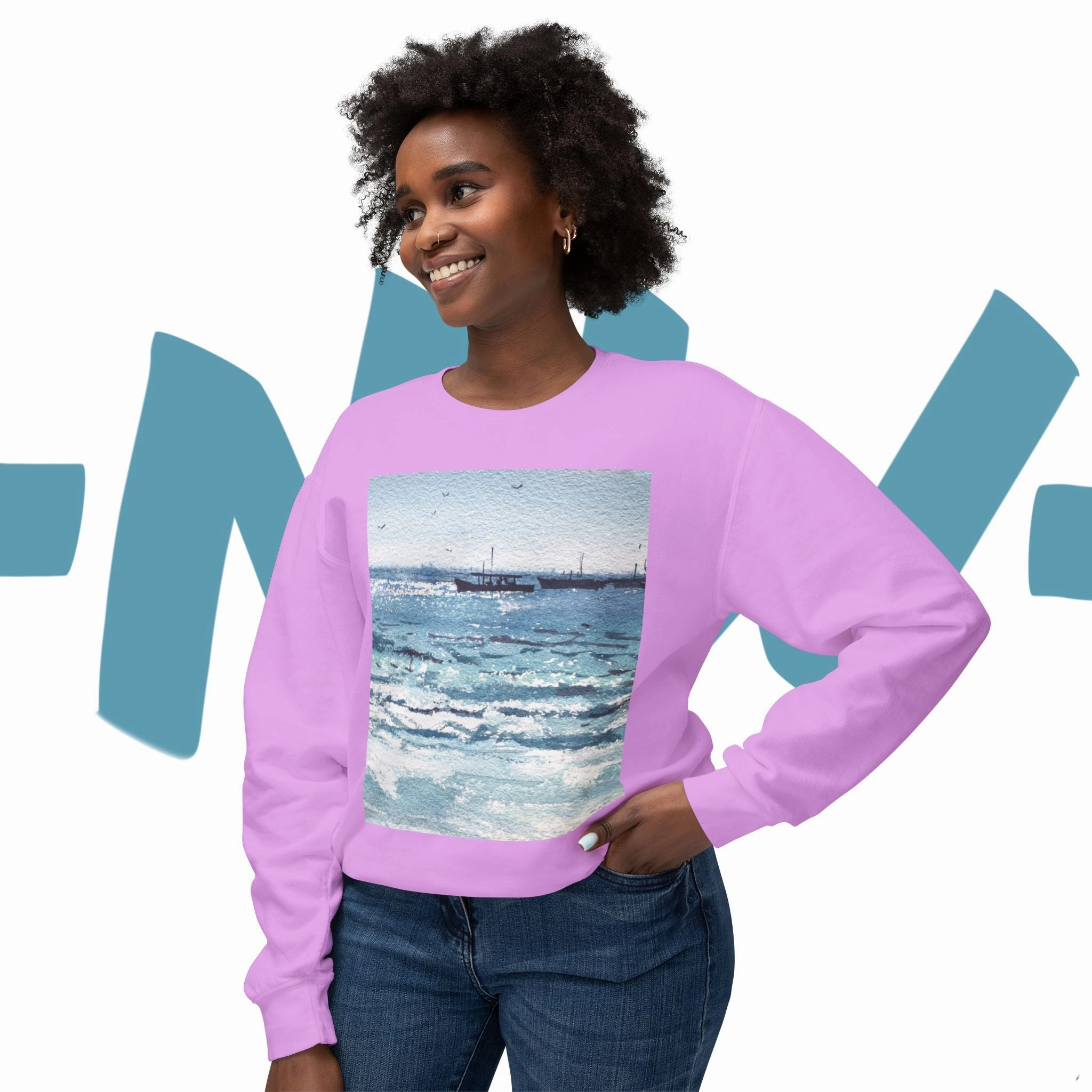 Unisex Lightweight Crewneck Sweatshirt