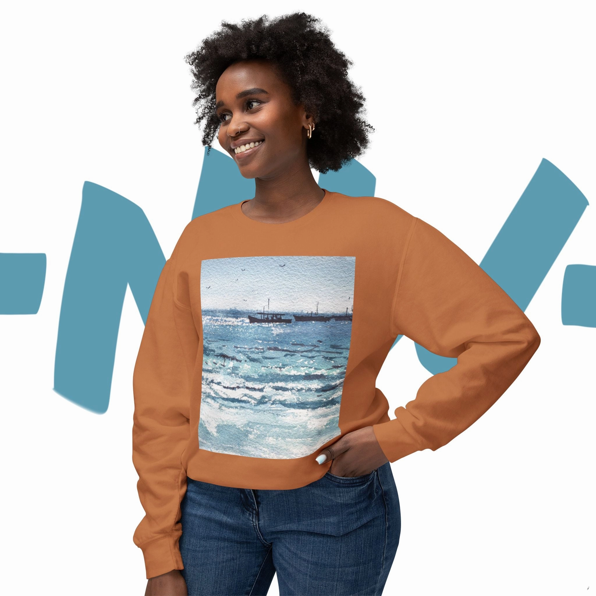 Unisex Lightweight Crewneck Sweatshirt