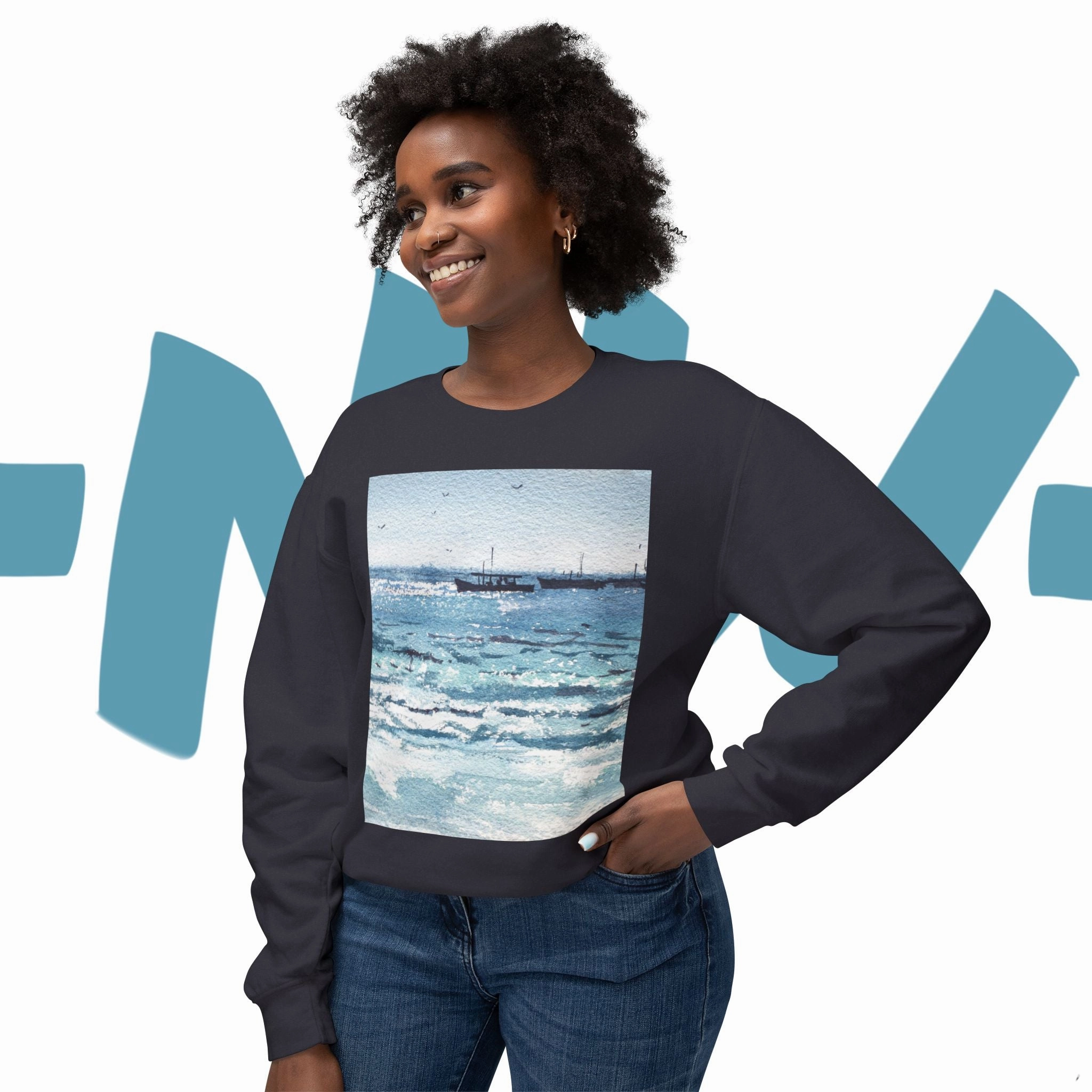 Unisex Lightweight Crewneck Sweatshirt