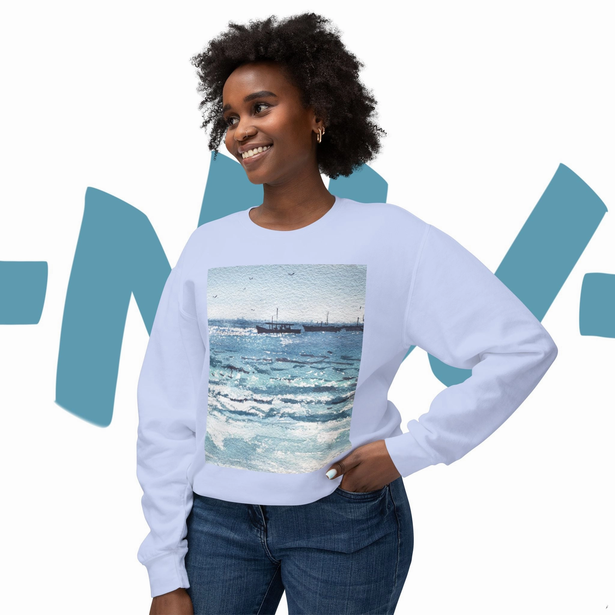 Unisex Lightweight Crewneck Sweatshirt
