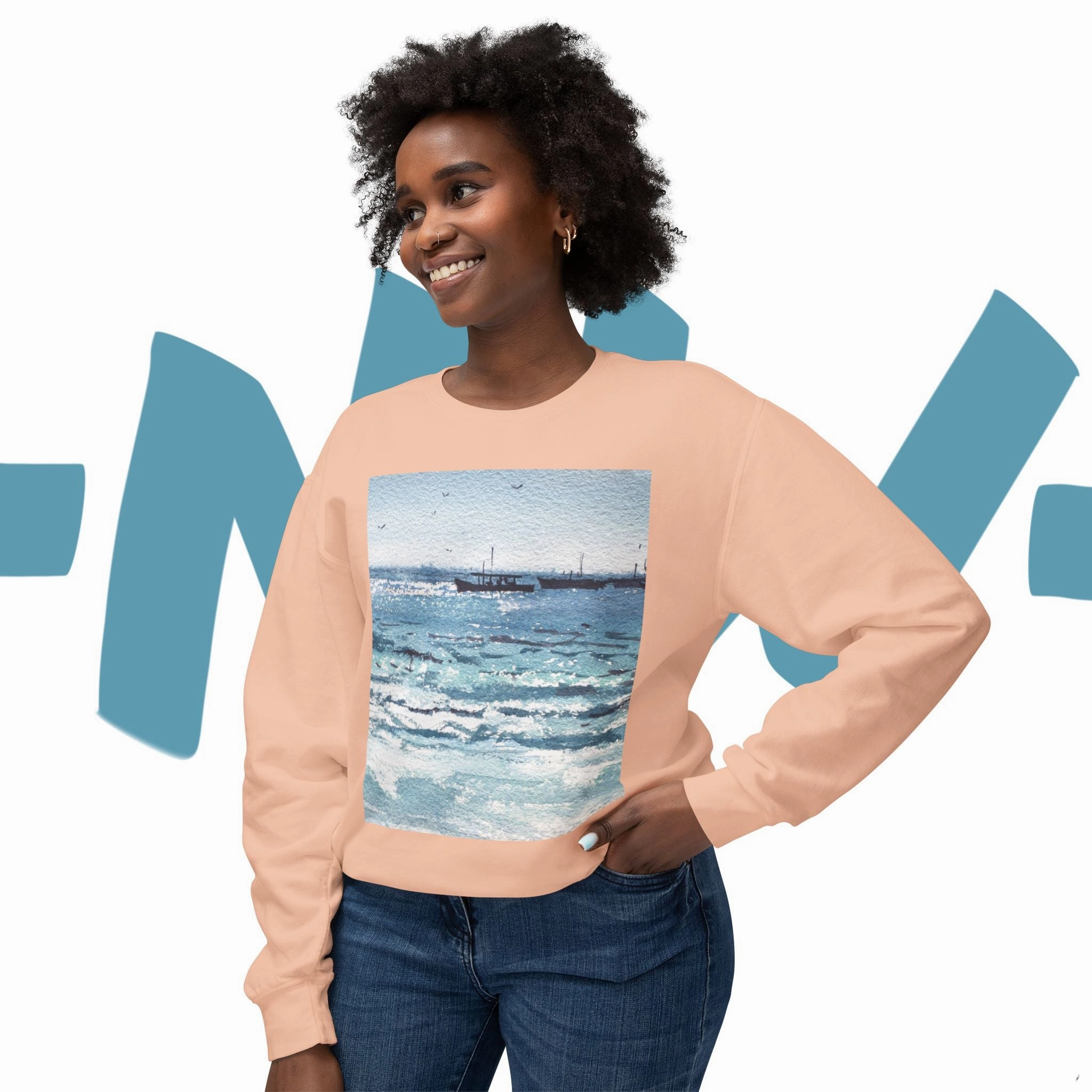 Unisex Lightweight Crewneck Sweatshirt