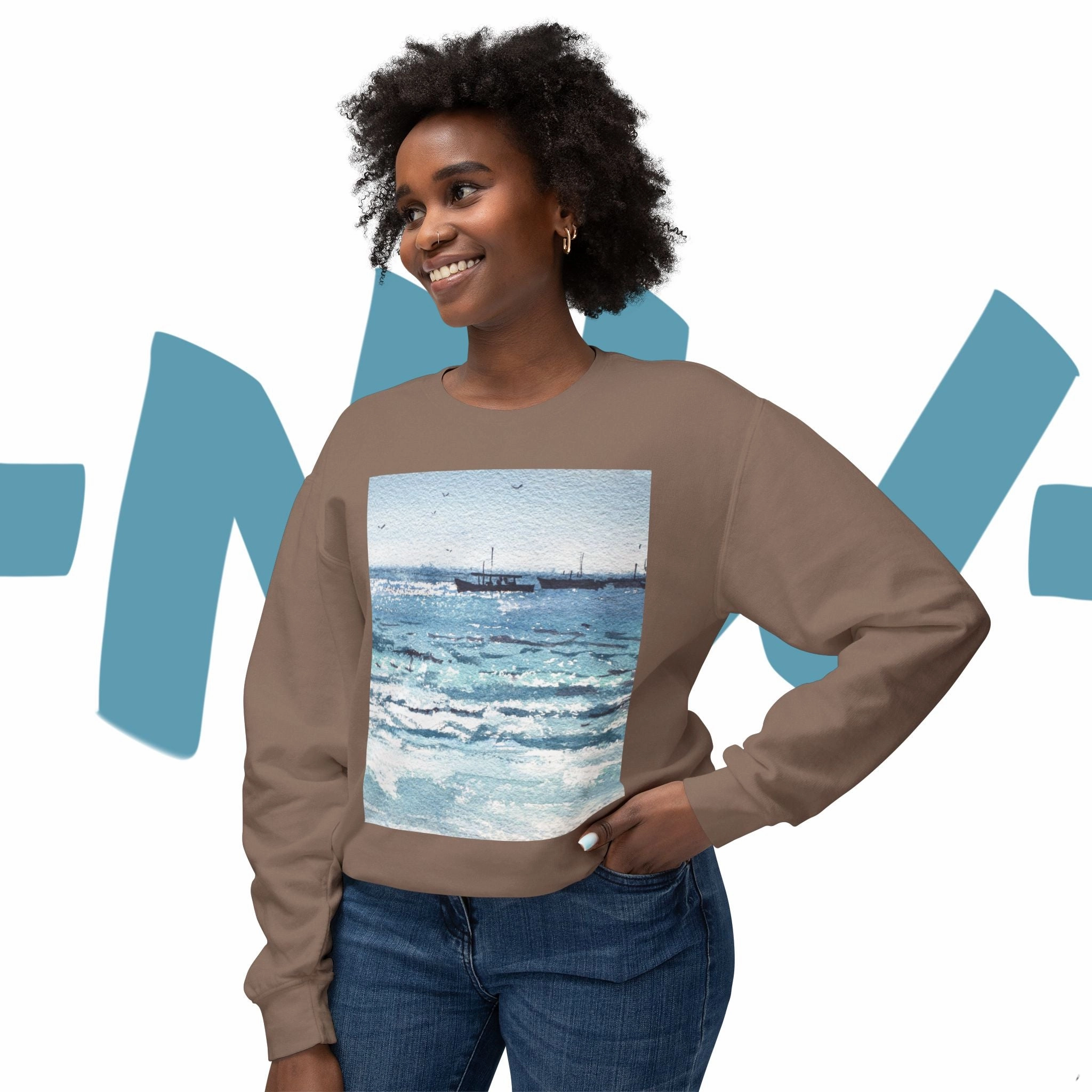 Unisex Lightweight Crewneck Sweatshirt