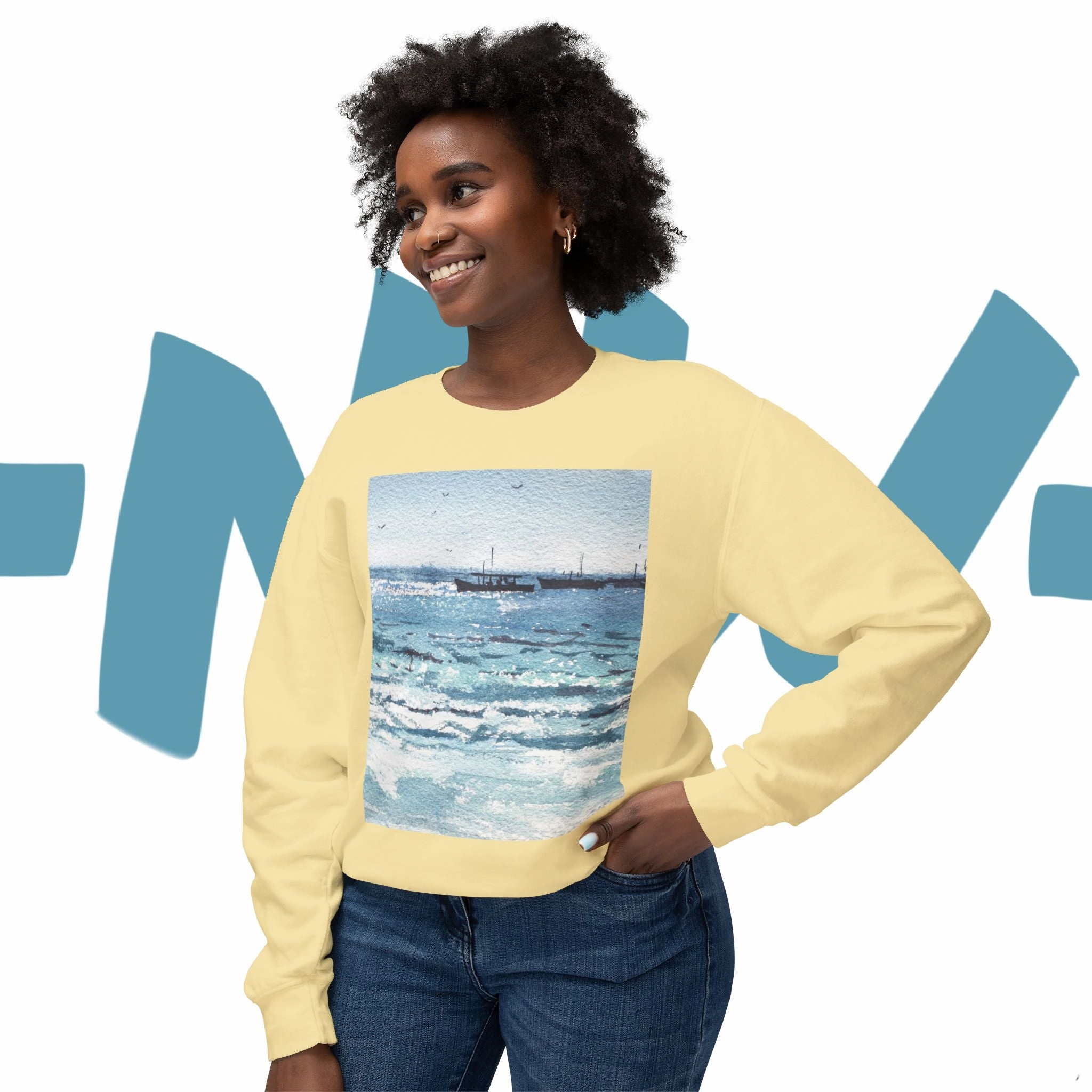Unisex Lightweight Crewneck Sweatshirt