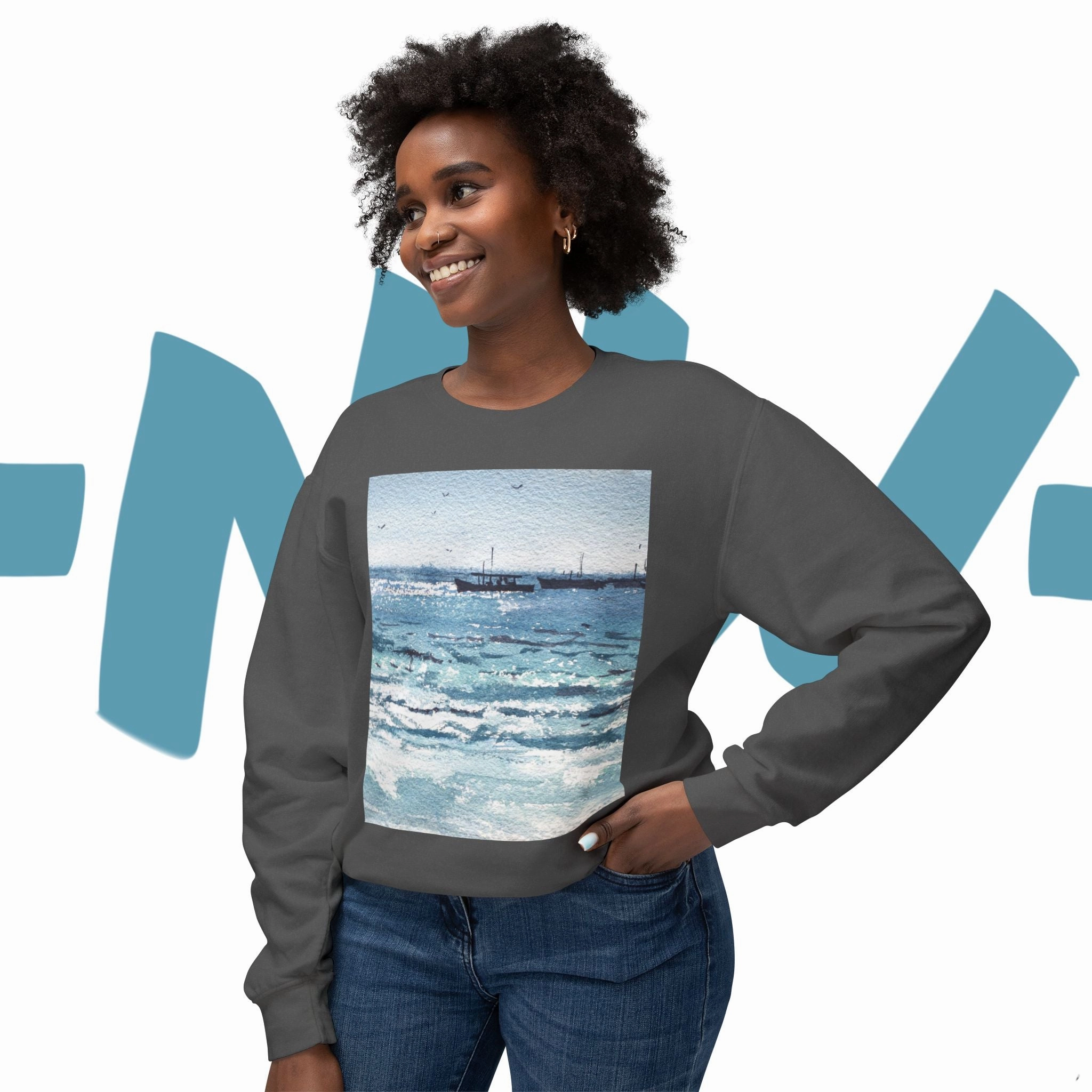 Unisex Lightweight Crewneck Sweatshirt
