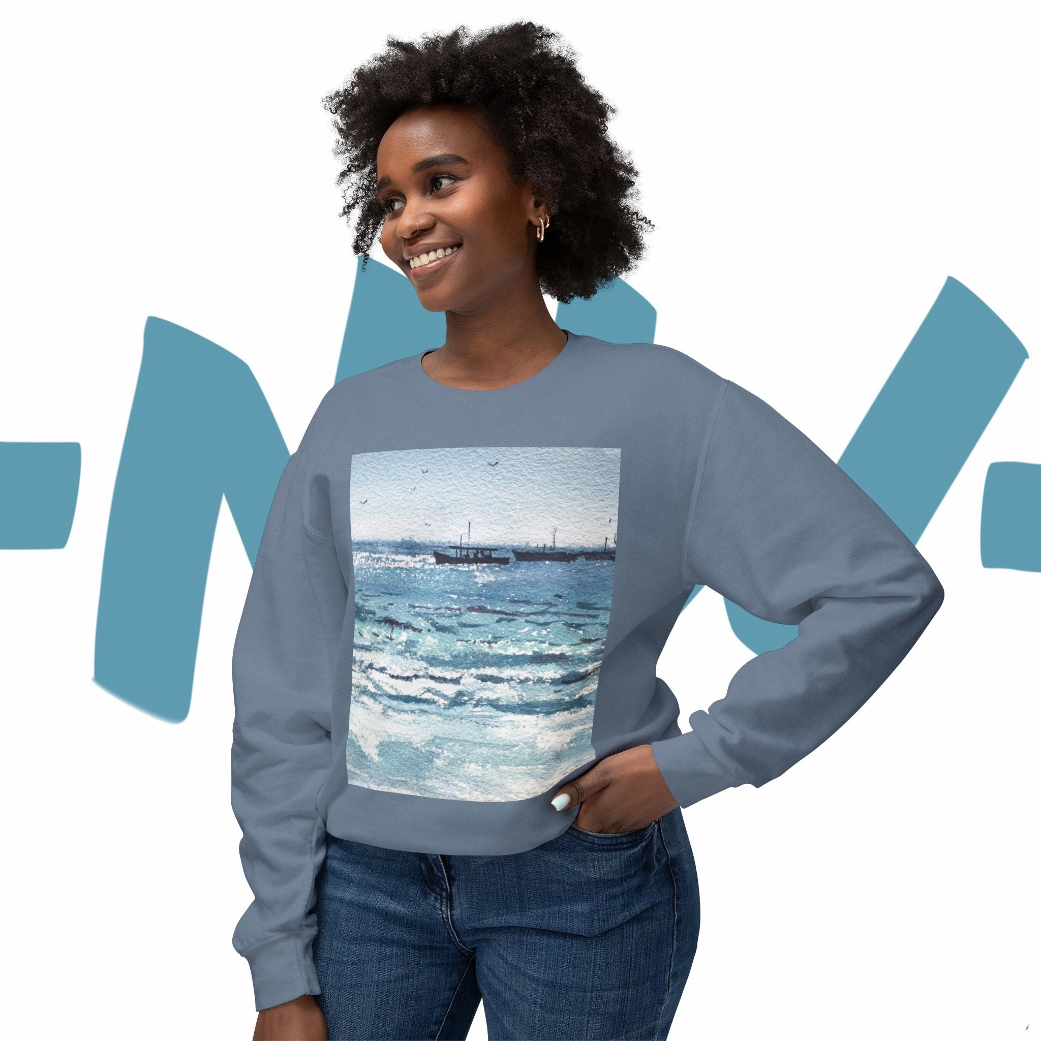 Unisex Lightweight Crewneck Sweatshirt