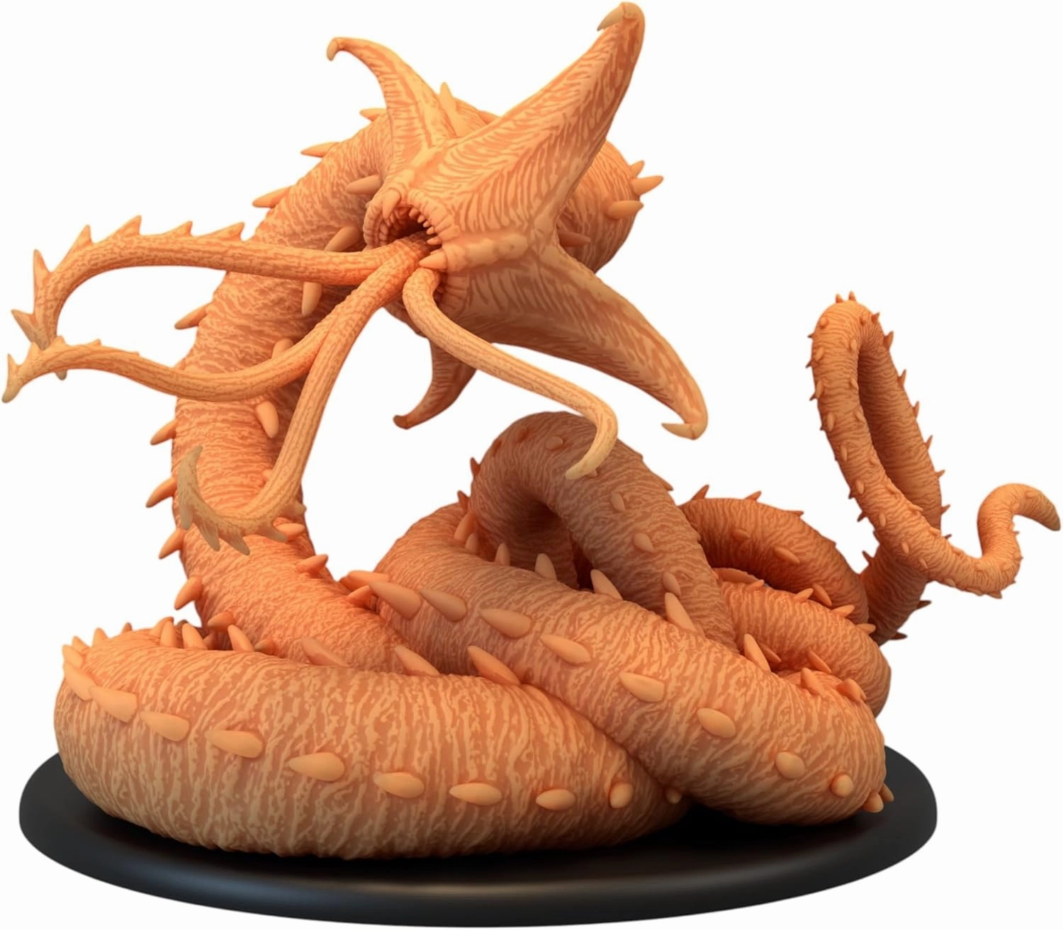 Unpainted DND Worm Abomination Miniature Figurine, Tabletop Gaming Collectible, Fantasy World, Ideal Gift for Dungeon Masters and Collectors - Designed by Epic Miniatures