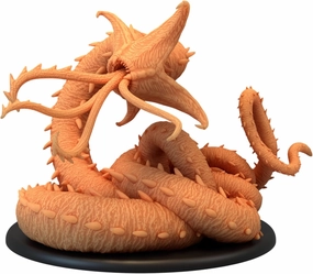 Unpainted DND Worm Abomination Miniature Figurine, Tabletop Gaming Collectible, Fantasy World, Ideal Gift for Dungeon Masters and Collectors - Designed by Epic Miniatures
