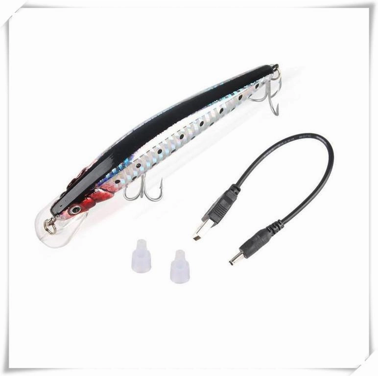 USB Rechargeable LED Twitching Fish Lure