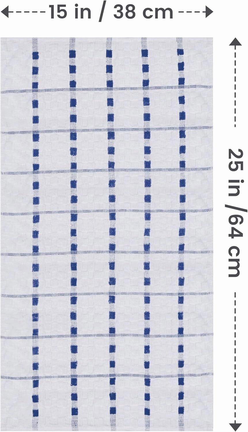 Utopia Kitchen Towels 12 Pack, 15 by 25 Inches, 100% Ring Spun Cotton Super Soft and Absorbent Linen Dish, Tea and Bar Towels Set, Navy