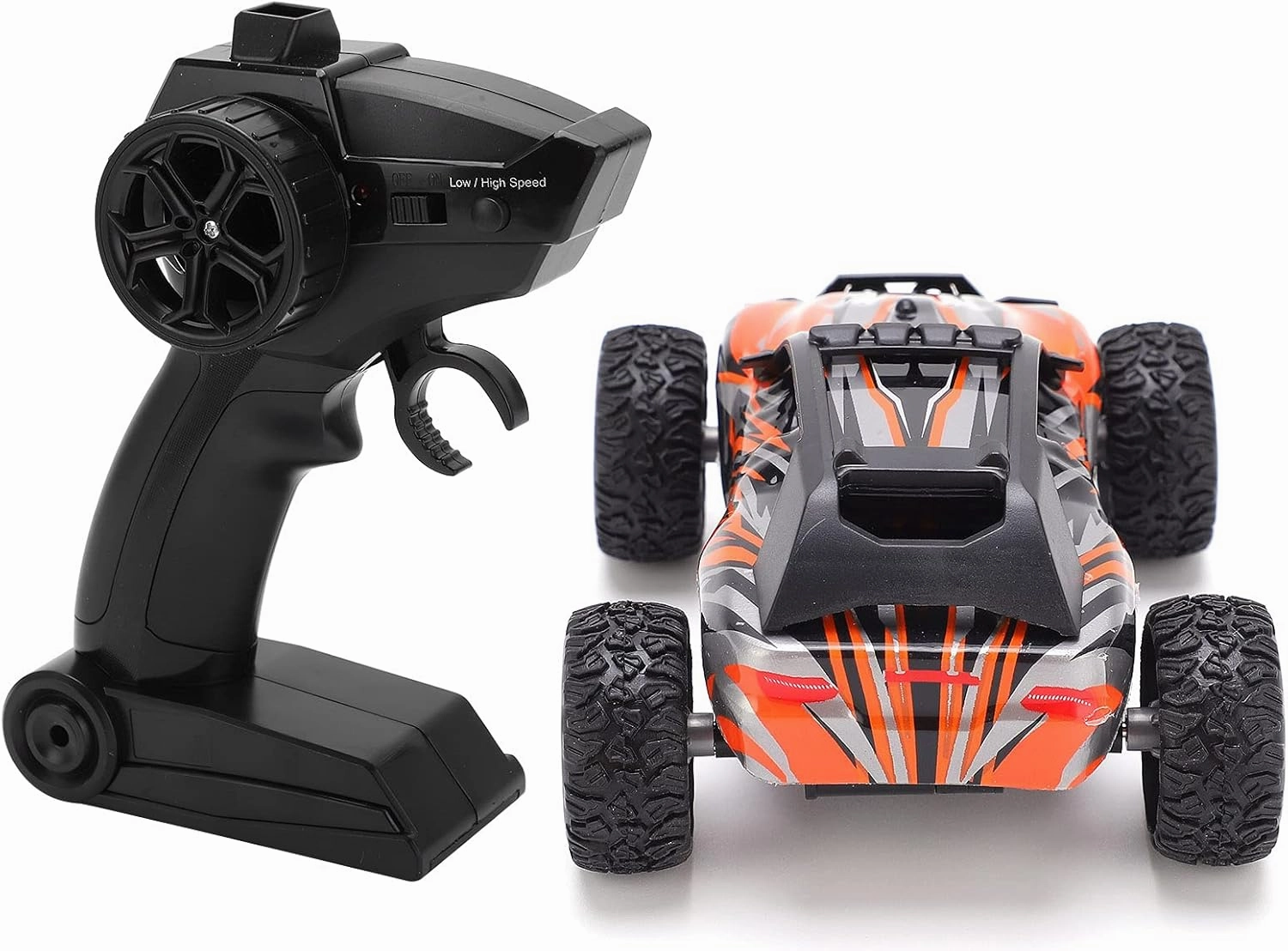 VGEBY 1:32 Scale RC Car, 2.4G High Speed Electric Vehicle Drifting Remote Control Car for Childrens Birthday Gift Toys