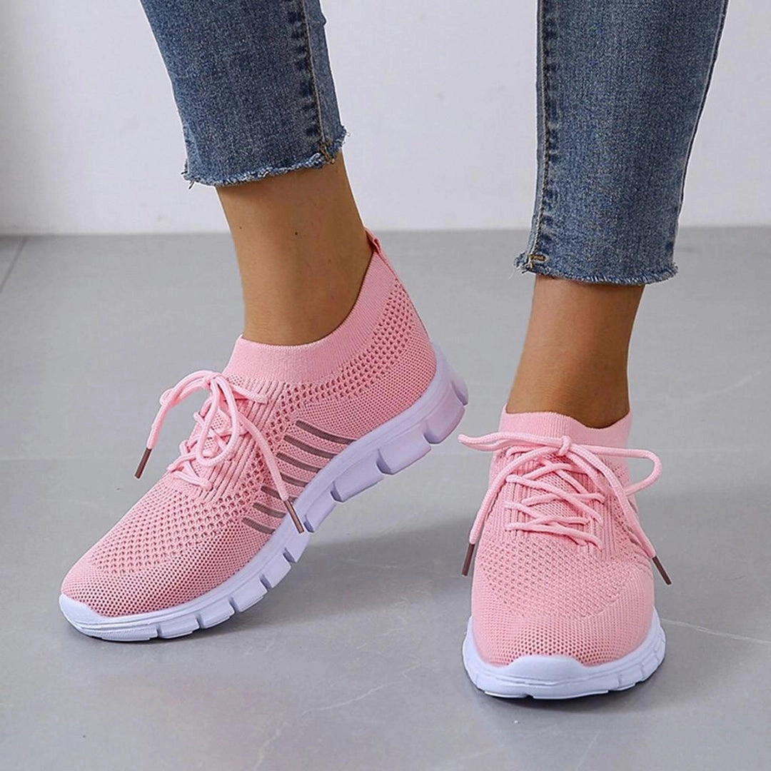 Vibrant Women's Lightweight Neon Running Shoes - Breathable & Fashionable