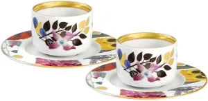 Vista Alegre Christian Lacroix - Primavera Coffee Cups & Saucers | Set of 2