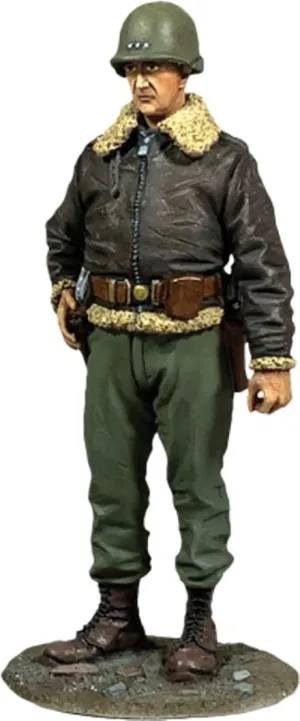 W. Britain Museum Collection 10118 U.S. General George Patton 1:30 Scale Metal