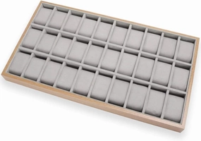 Watch display tray Watch bracelet storage tray Pure solid wood production Removable table pillow display tray (6/12/24/30 table position)