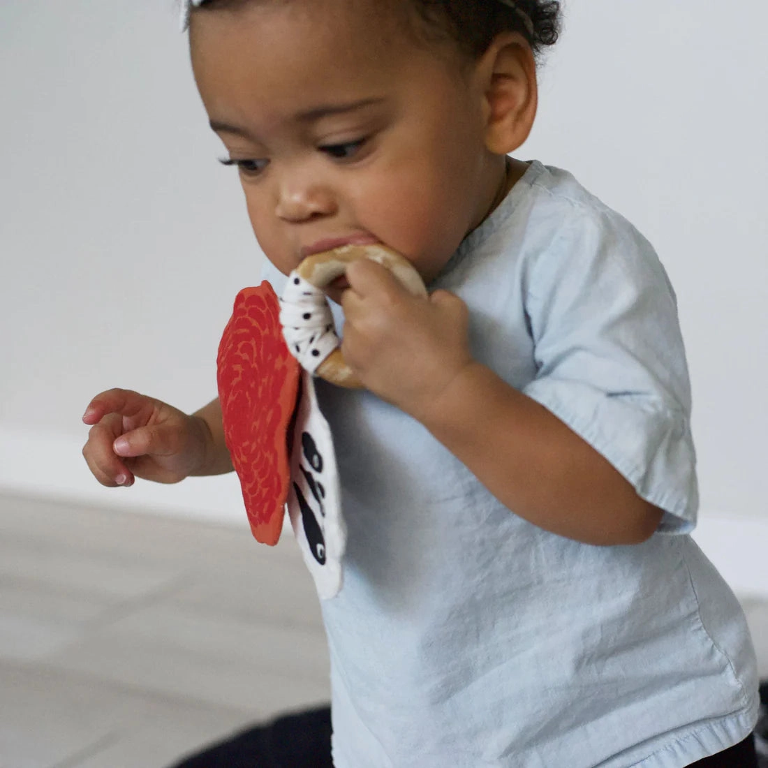 Wee Gallery Butterfly Crinkle Teether