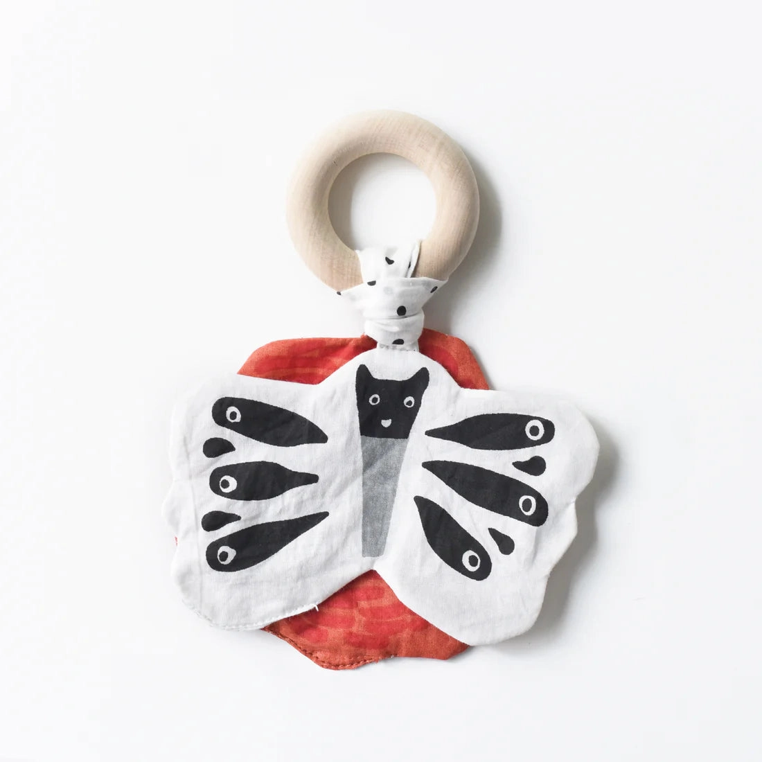 Wee Gallery Butterfly Crinkle Teether
