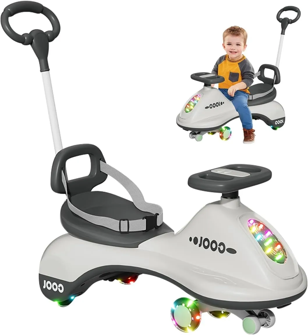 Wiggle Car push-on with Parental Handle-BZ-688-3T