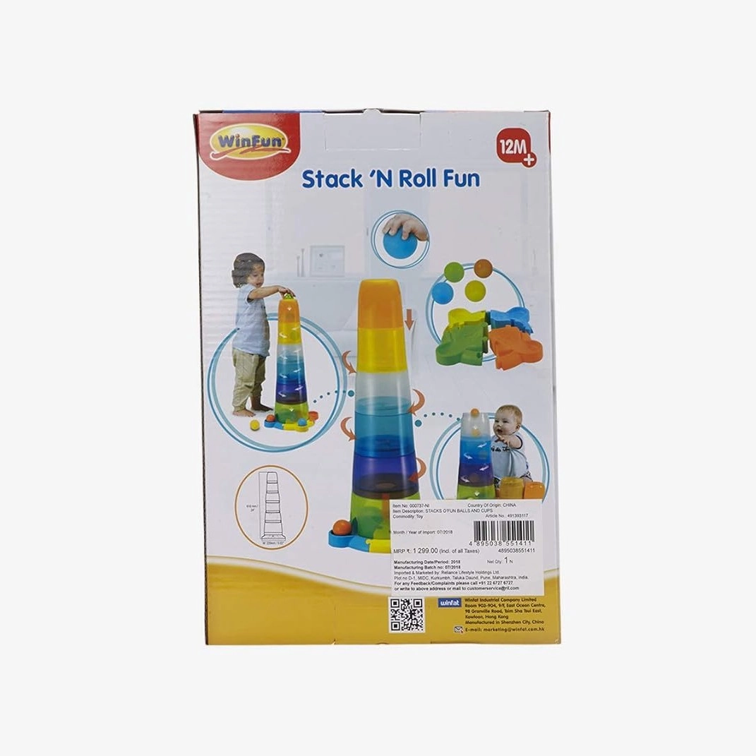 WINFUN STACKS N ROLL FUN CUPS