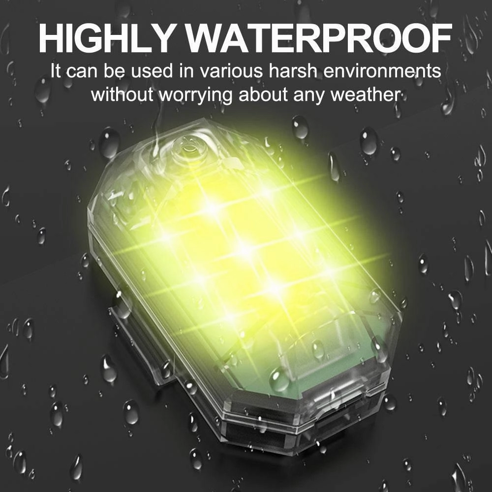 Wireless Remote Control Flasher - Anti-Collision Safety Light