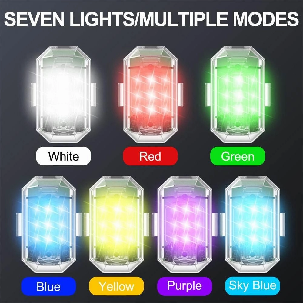 Wireless Remote Control Flasher - Anti-Collision Safety Light