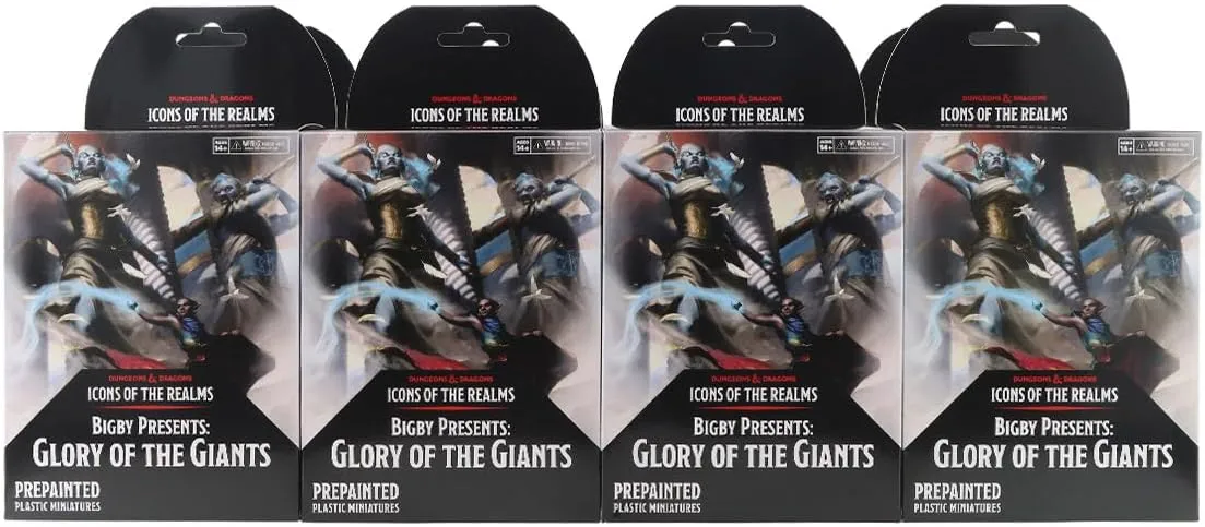 WizKids D&D Icons of The Realms: Bigby Presents Glory of The Giants - 8ct Booster Brick (Set 27)