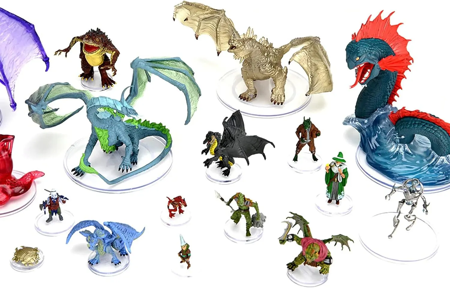 WizKids D&D Icons of The Realms: Fizban's Treasury of Dragons - Booster (Set22) - Contains 4 Miniatures, Pre-Painted, Pre-Assembled, Dungeons & Dragons