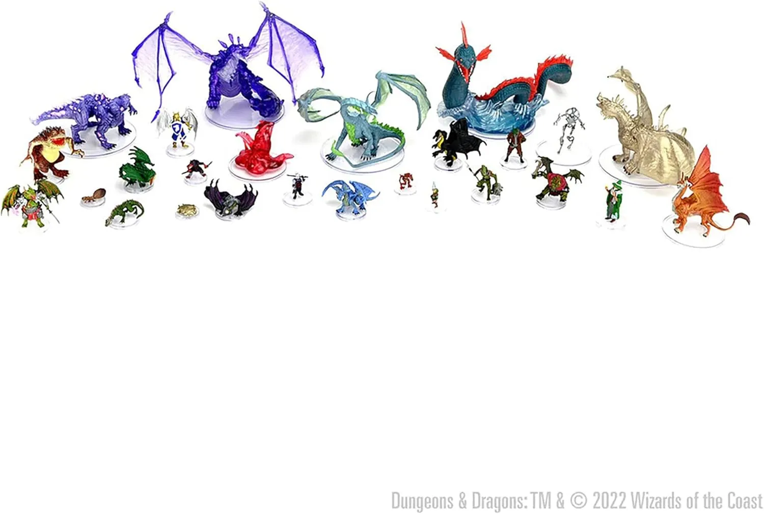 WizKids D&D Icons of The Realms: Fizban's Treasury of Dragons - Booster (Set22) - Contains 4 Miniatures, Pre-Painted, Pre-Assembled, Dungeons & Dragons