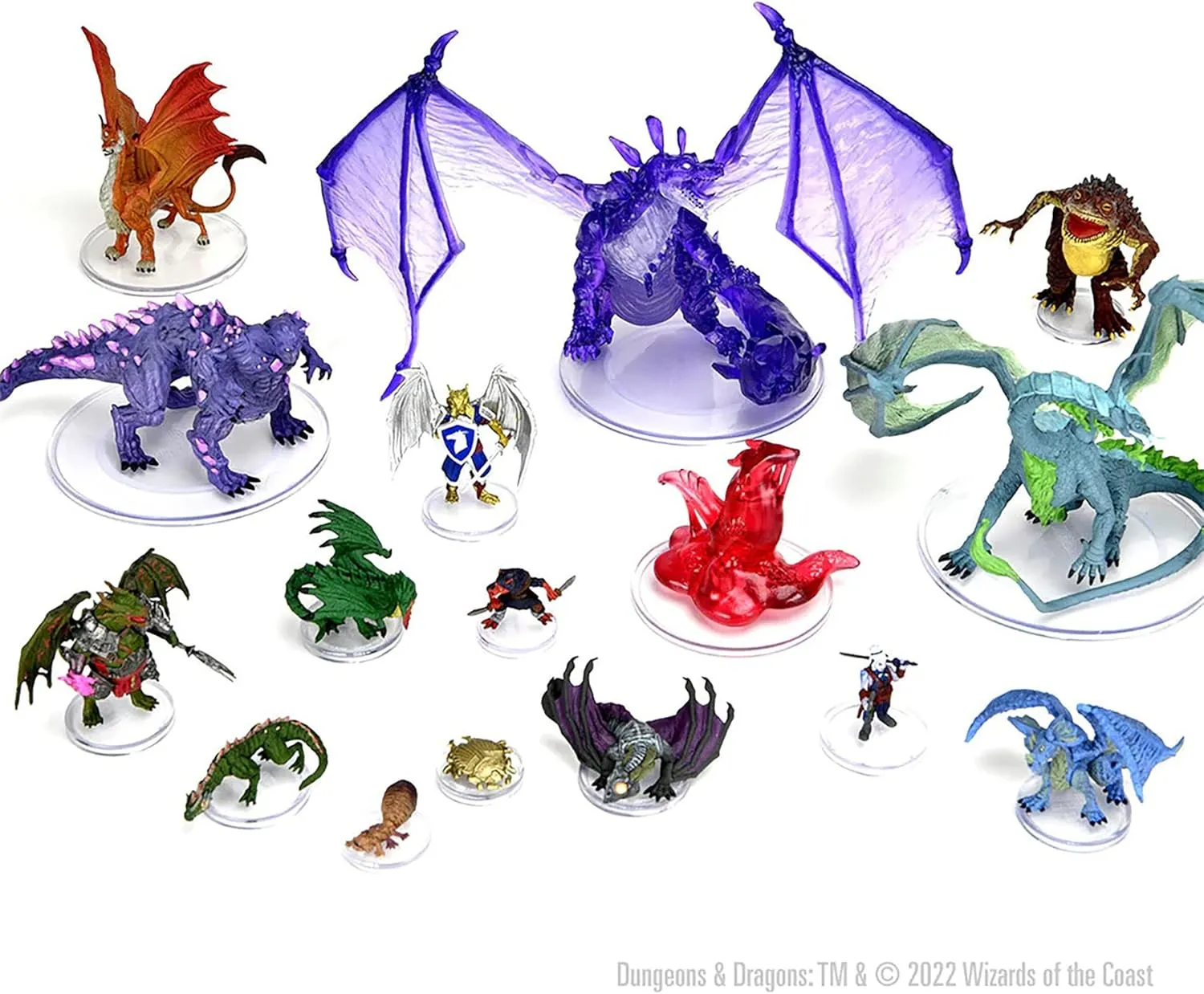 WizKids D&D Icons of The Realms: Fizban's Treasury of Dragons - Booster (Set22) - Contains 4 Miniatures, Pre-Painted, Pre-Assembled, Dungeons & Dragons