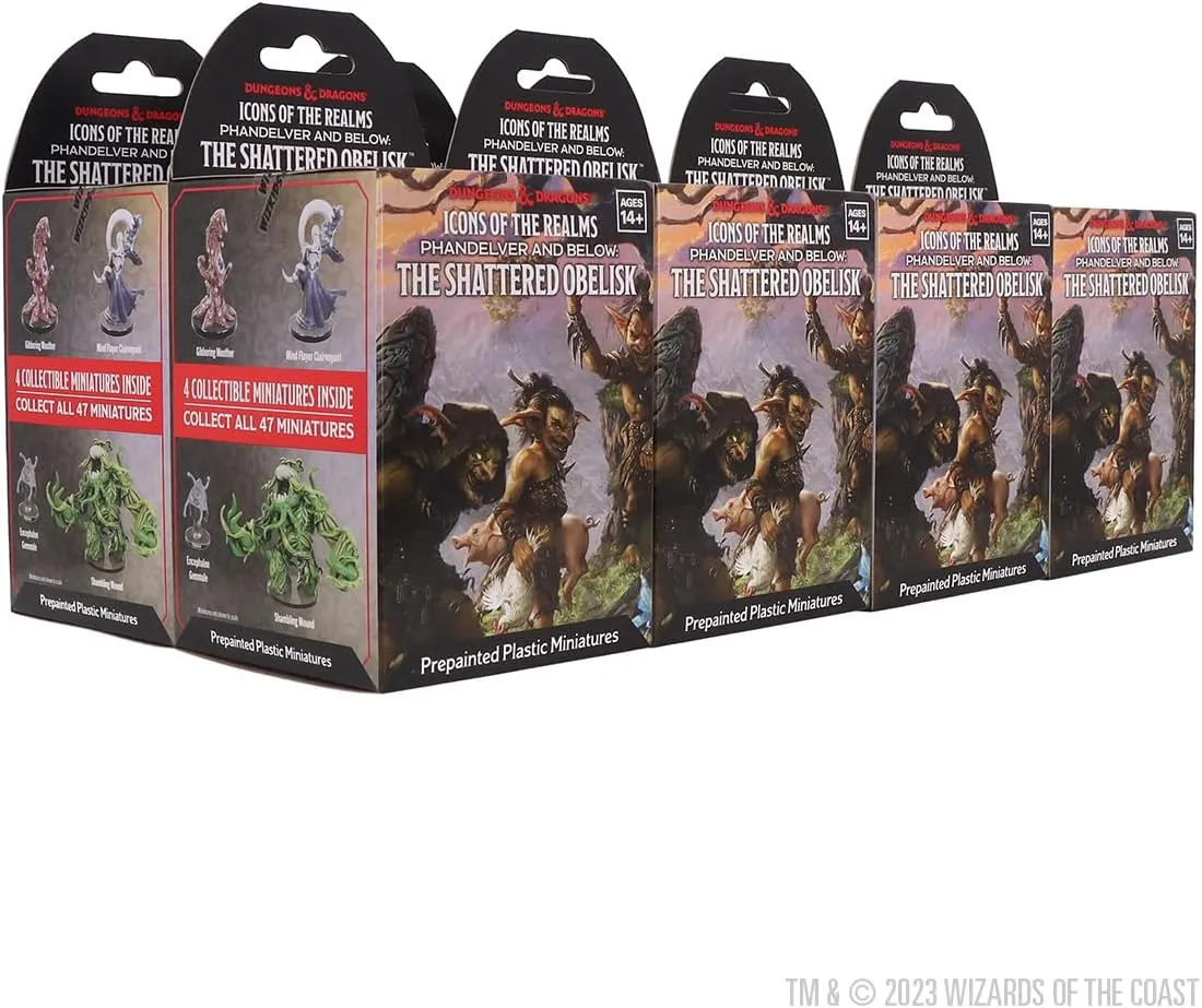 WizKids D&D Icons of The Realms: Phandelver and Below: The Shattered Obelisk - 8ct Booster Brick Dungeons and Dragons Miniatures