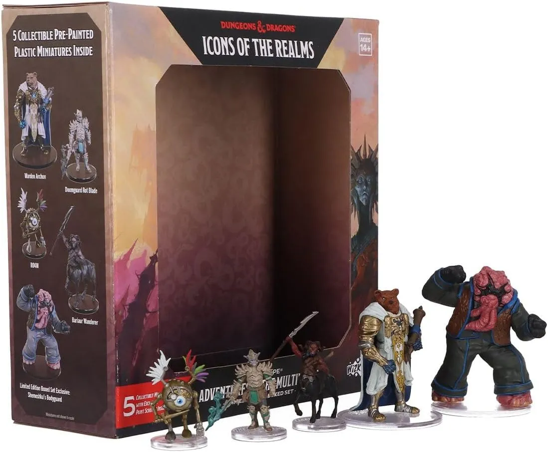 WizKids D&D Icons of The Realms: Planescape: Adventures in The Multiverse - Limited Edition Boxed Set Dungeons and Dragons Miniatures | Painted
