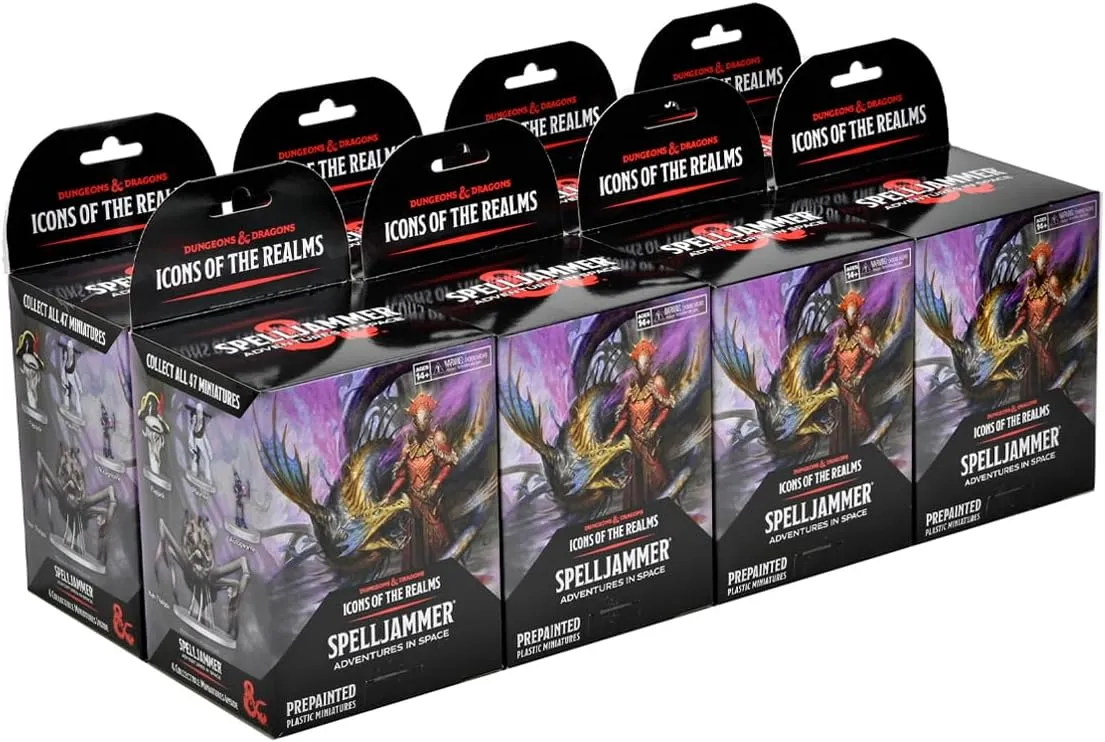 WizKids D&D Icons of The Realms: Spelljammer: Adventures in Space - 8ct. Booster Brick