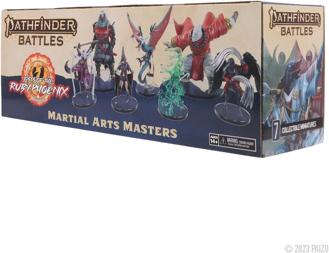 WizKids Pathfinder Battles: Fists of The Ruby Phoenix - Martial Arts Masters Boxed Set