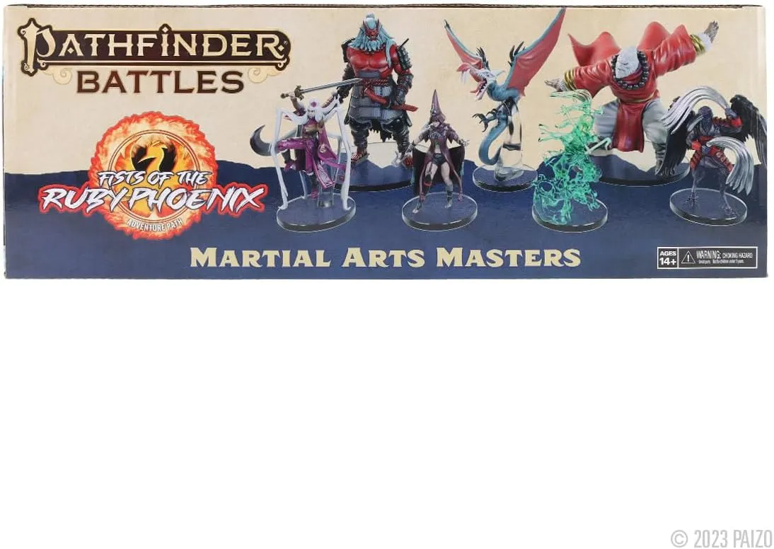 WizKids Pathfinder Battles: Fists of The Ruby Phoenix - Martial Arts Masters Boxed Set
