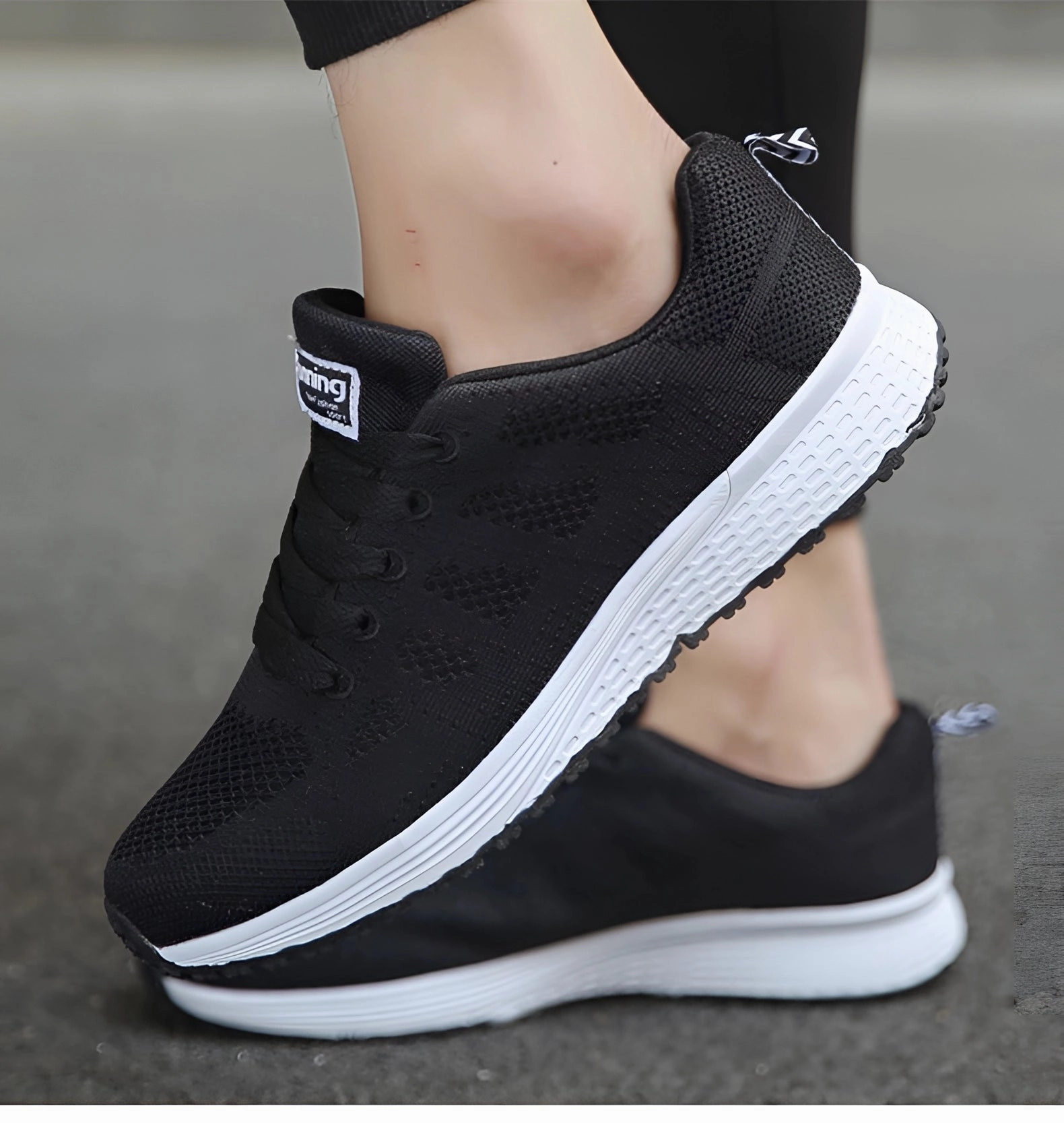 Women's Lightweight Sneakers: Breathable Pink Running Shoes