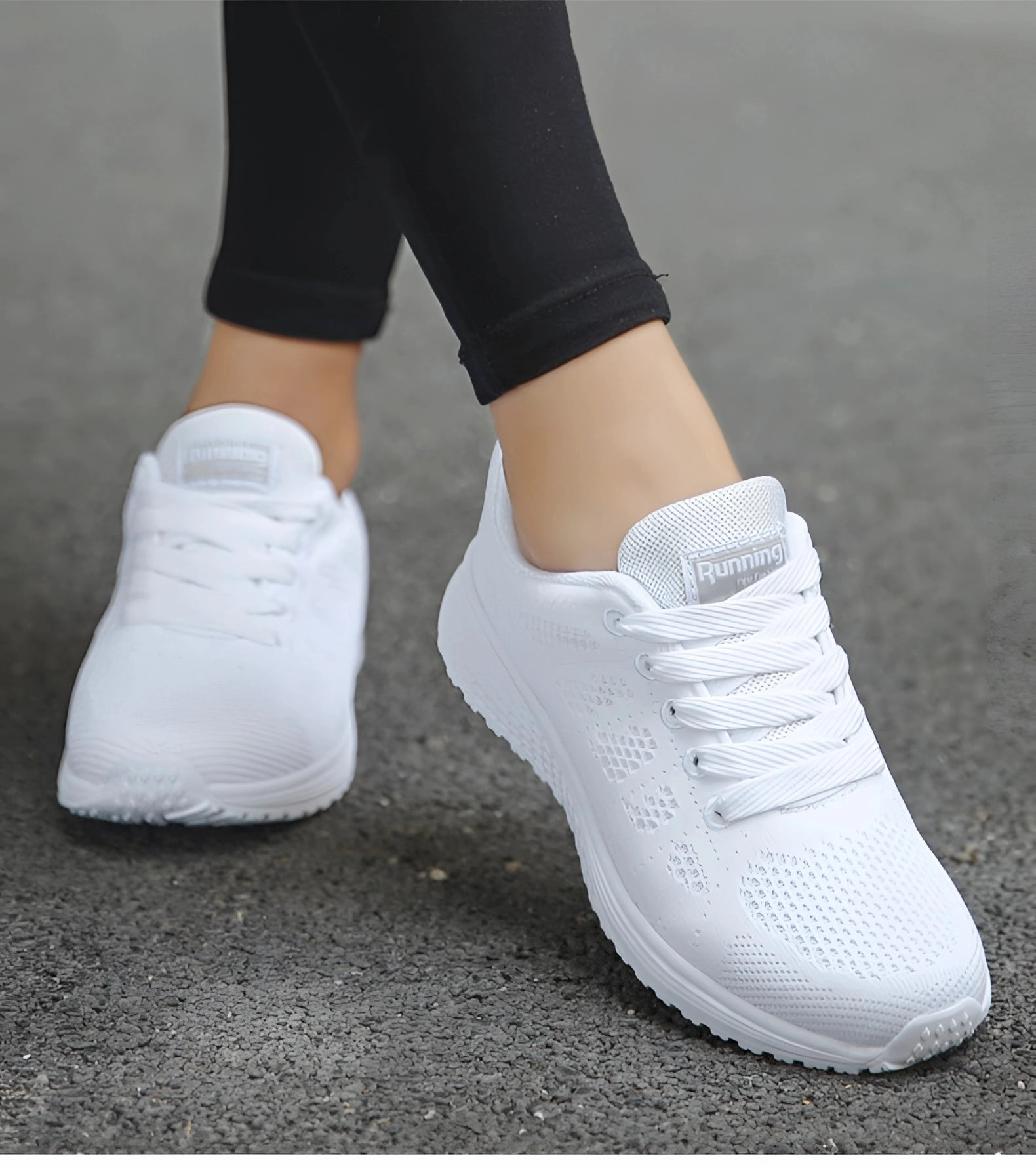Women's Lightweight Sneakers: Breathable Pink Running Shoes