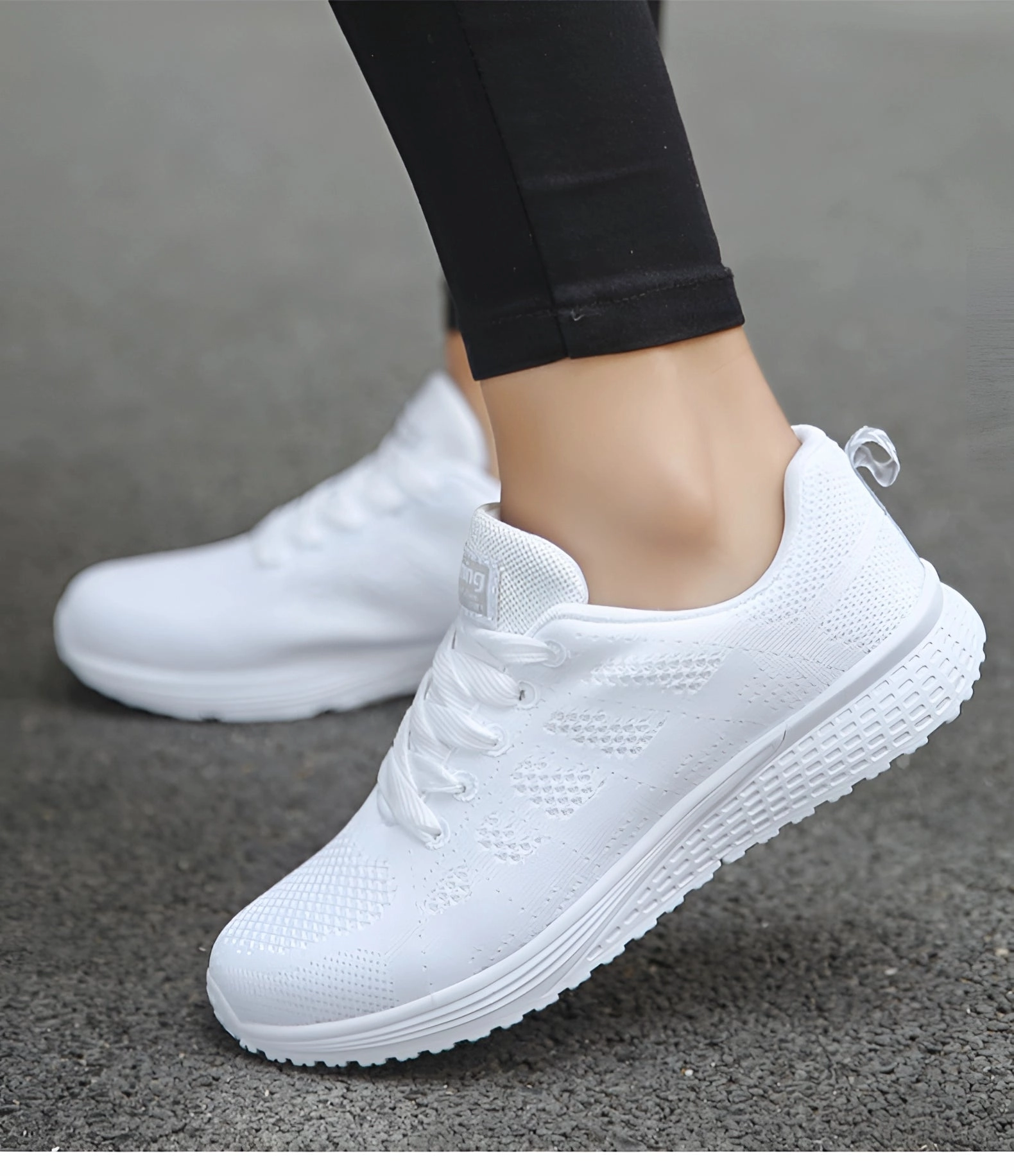 Women's Lightweight Sneakers: Breathable Pink Running Shoes