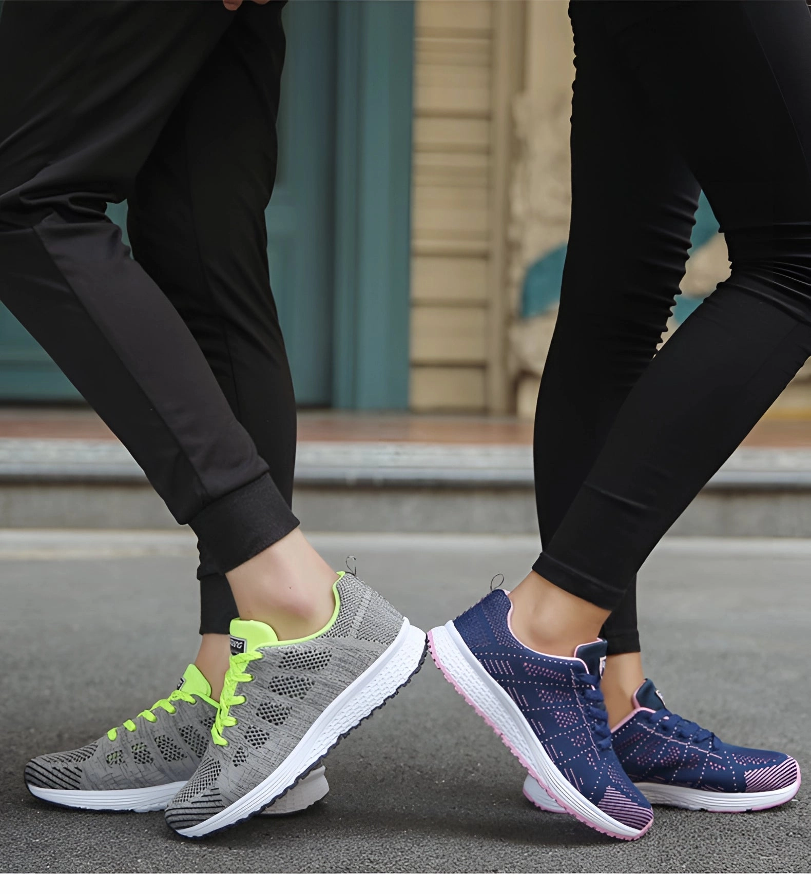 Women's Lightweight Sneakers: Breathable Pink Running Shoes