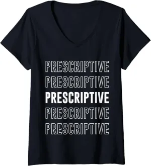 Womens Prescriptive V-Neck T-Shirt