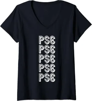 Womens PSE Ponce Airport Travel V-Neck T-Shirt