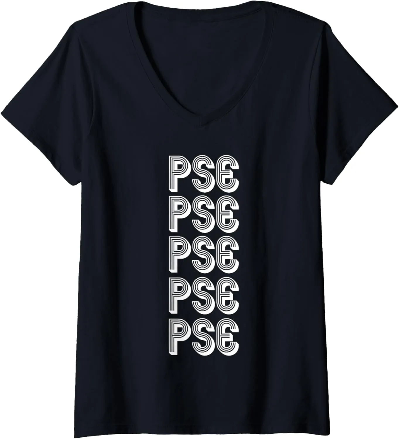 Womens PSE Ponce Airport Travel V-Neck T-Shirt