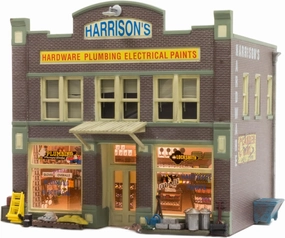 Woodland Scenics HO B/U Harrisons Hardware WOOBR5022