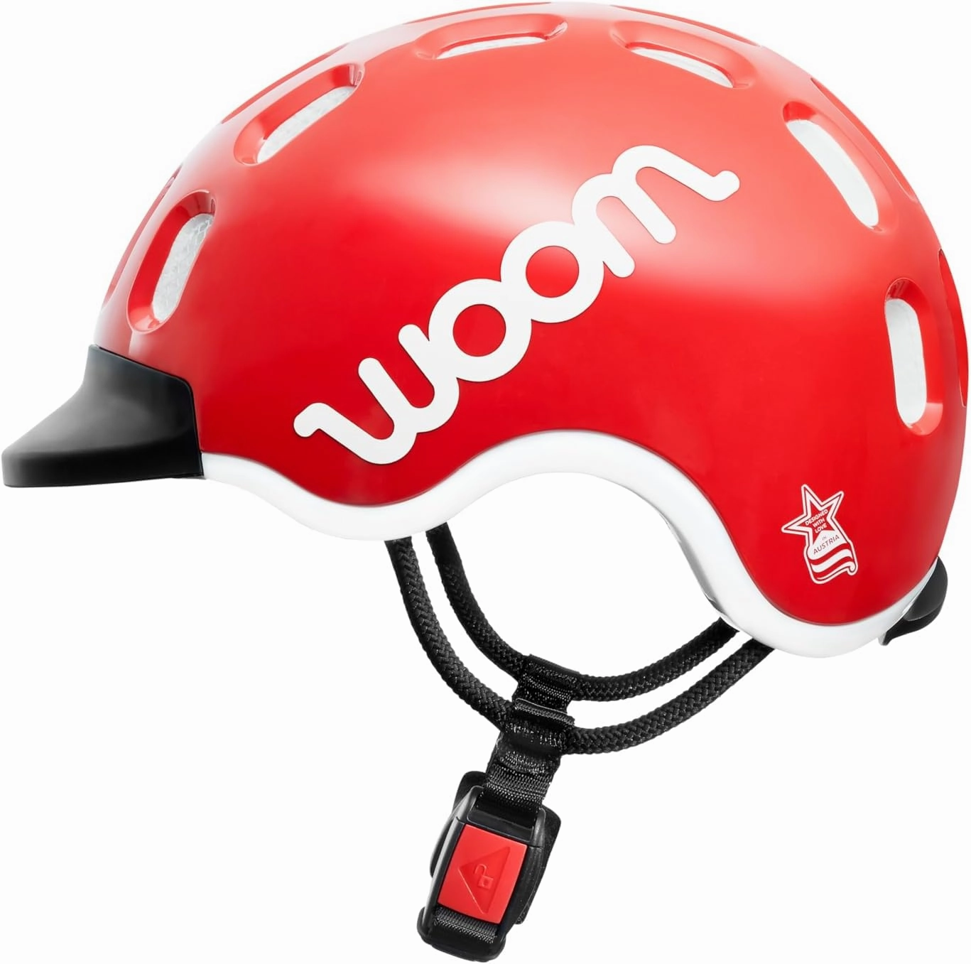 woom Kids’ Bike Helmet, Adjustable Children's Pinch-Free Helmet for Roller Skating & Scooting, Safe Bicycle & Cycling Helmet for Boys & Girls (1-14 Years Old)