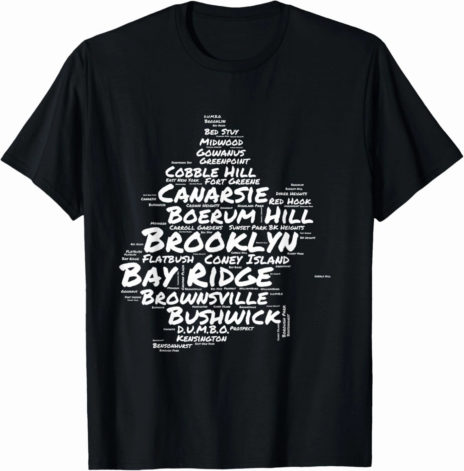 Word Cloud Brooklyn T-Shirt