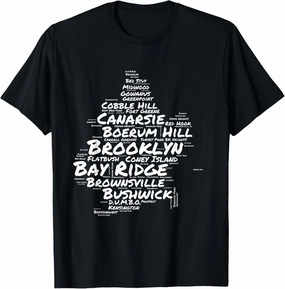 Word Cloud Brooklyn T-Shirt
