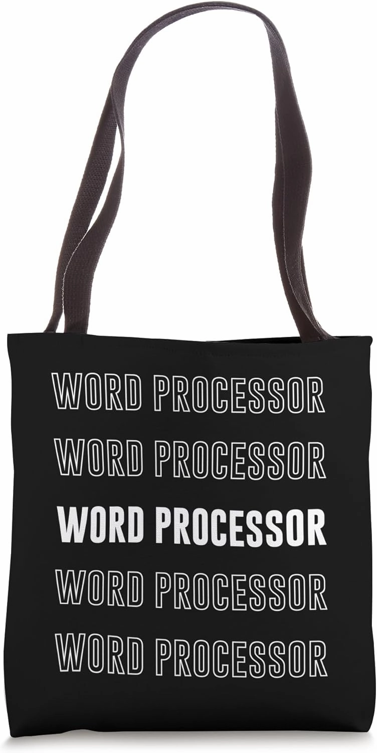 Word Processor Tote Bag